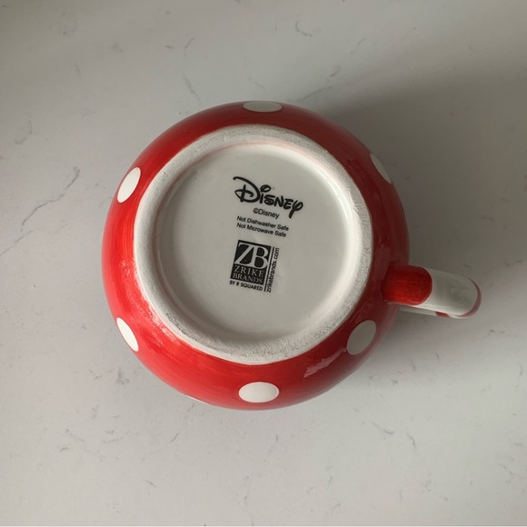 Disney Minnie Mouse Hand Painted Large Ceramic Mug - NWOT - Picture 4 of 6